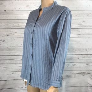 Woolrich v neck button down women’s fringe…